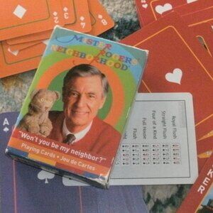 Collectible Mr. Rogers Neighborhood Full Set of Playing Cards Complete Pre-owned